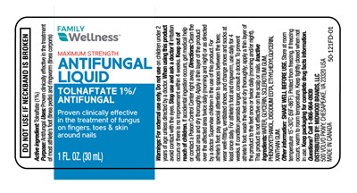 Label (Family Dollar Anti Fungal Nail Liquid 50 121fd 01)